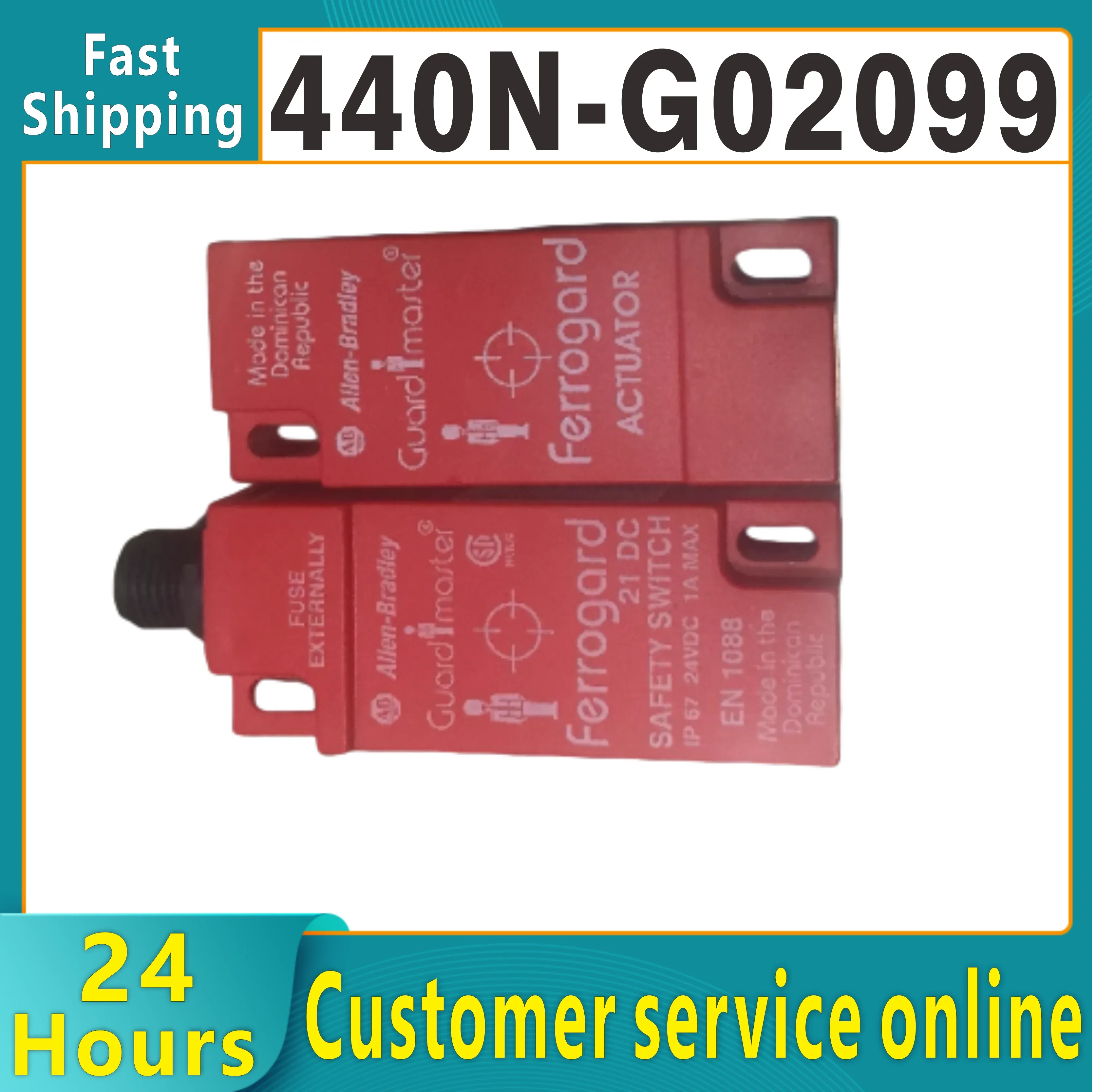 Original Rockwell Protection Lock Allen Bradley Magnetic Safety Switch 440N-G02099