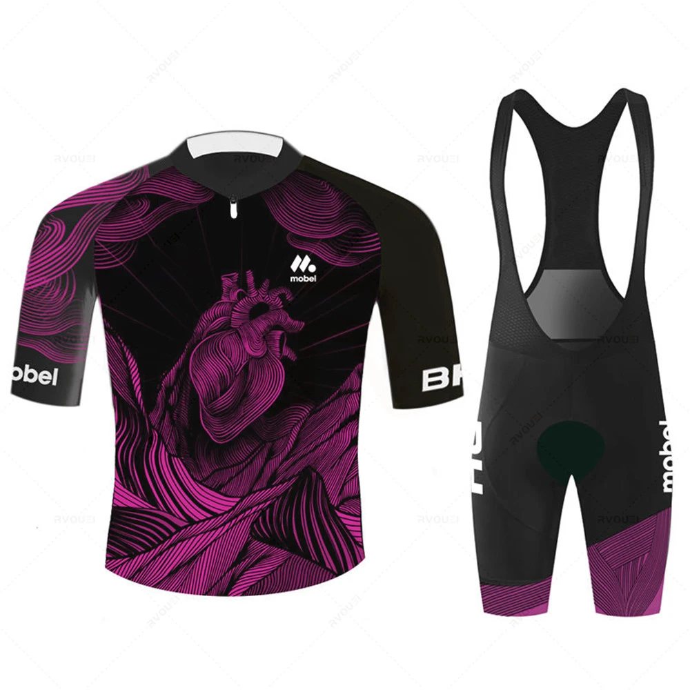 New Cycling Jersey Set 2022 Team Summer Bicycle Cycling Clothing Bike Clothes Mountain Sports Maillot Ciclismo Hombre Verano Men