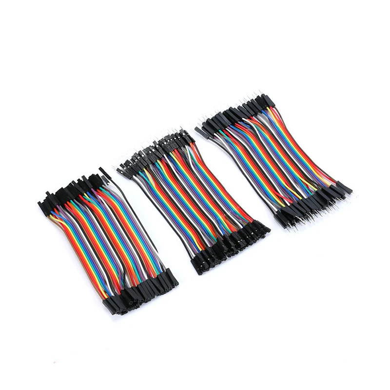 Dupont Cable 10cm 20cm 30cm 40cm Male To Male Male To Female Female To Female Jumper Wire Dupont Cable Connector 120pcs