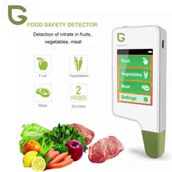 Greentest 2 Digital Food Nitrate Tester Concentration Meters Fruit Vegetable Meat Analyzers Health Care Environmental Detector