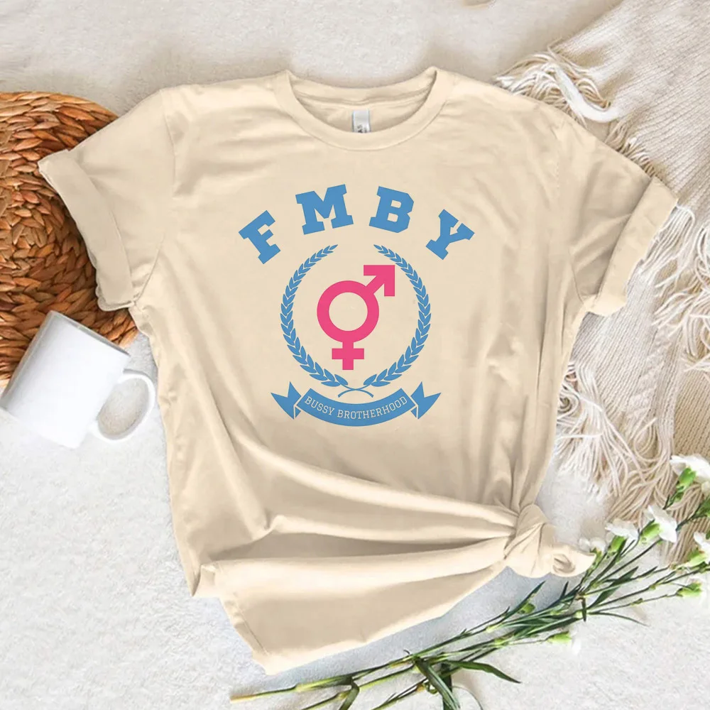 Femboy Tee women crew neck top girl funny designer clothing