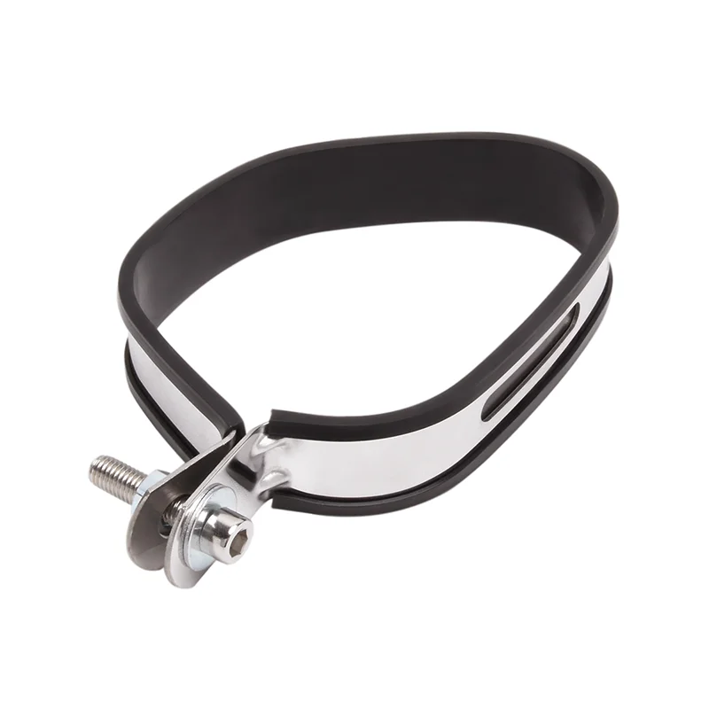 Motorcycle Exhaust Pipe Escape Holder Clamp For Yoshimura R77 Muffler Carbon Fiber Hanger Support Bracket Fixed Ring Fixture