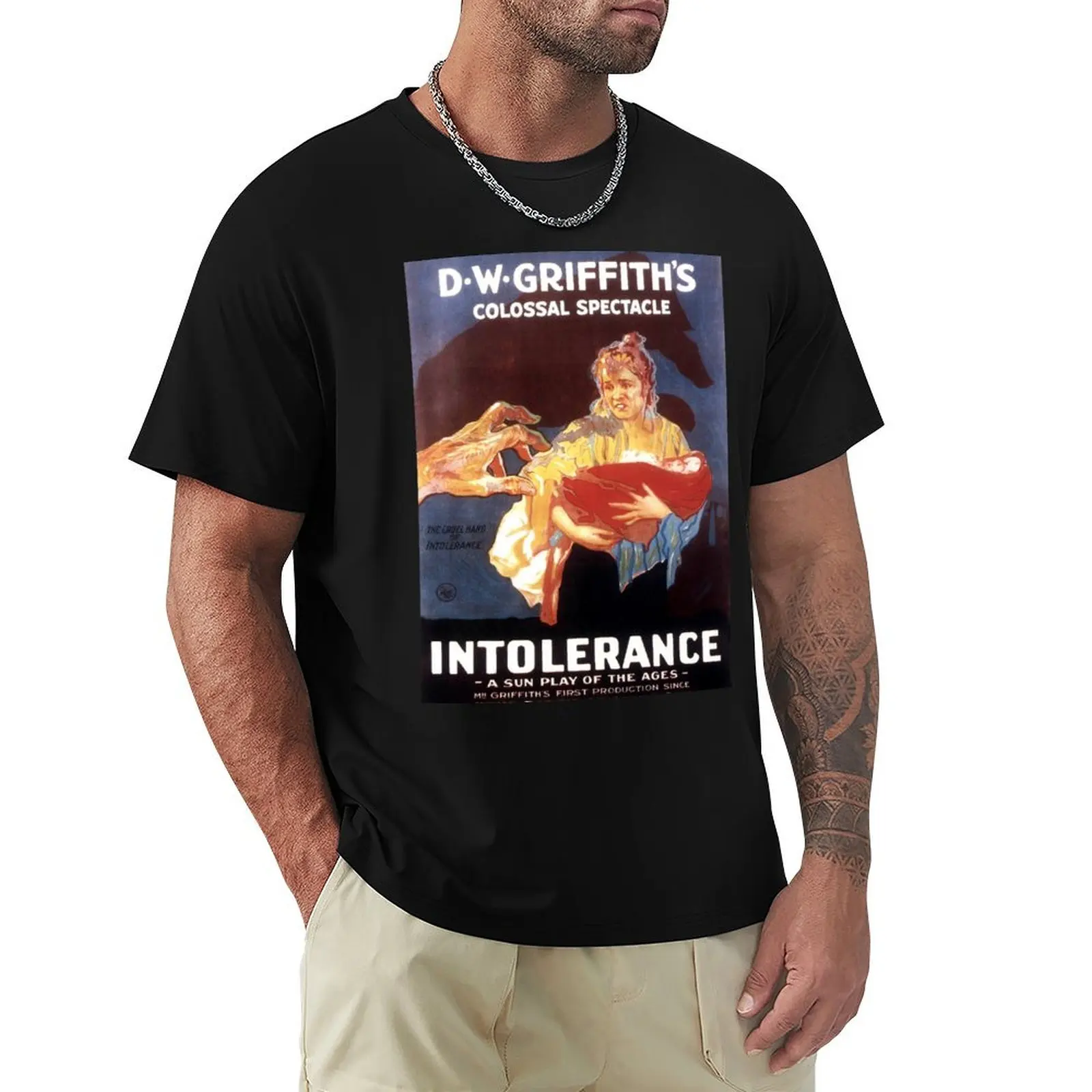 Intolerance - DW Griffith - vintage movie poster T-Shirt Essential Solid Color T-Shirt
