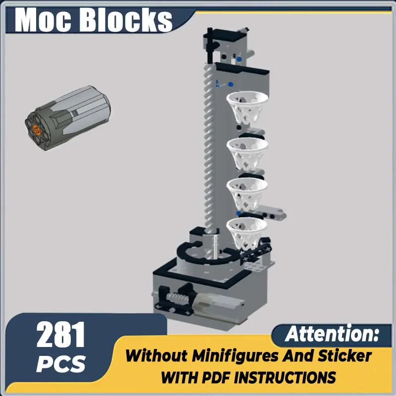 

MOC Building Block GBC Technology Bricks Universal Sports Motor Puzzle Toy DIY Assembly Model Set Xmas Gift