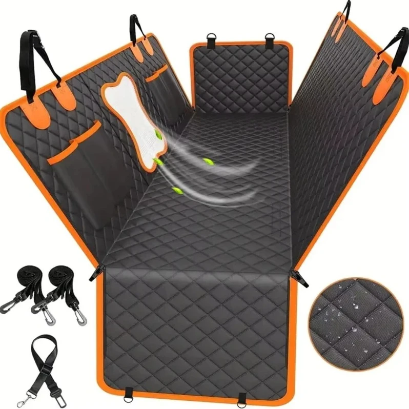 

Водонепроницаемый коврик для автокресла для собак и кошек, коврик для домашних животных, мягкий и однотонный материал Оксфорд с