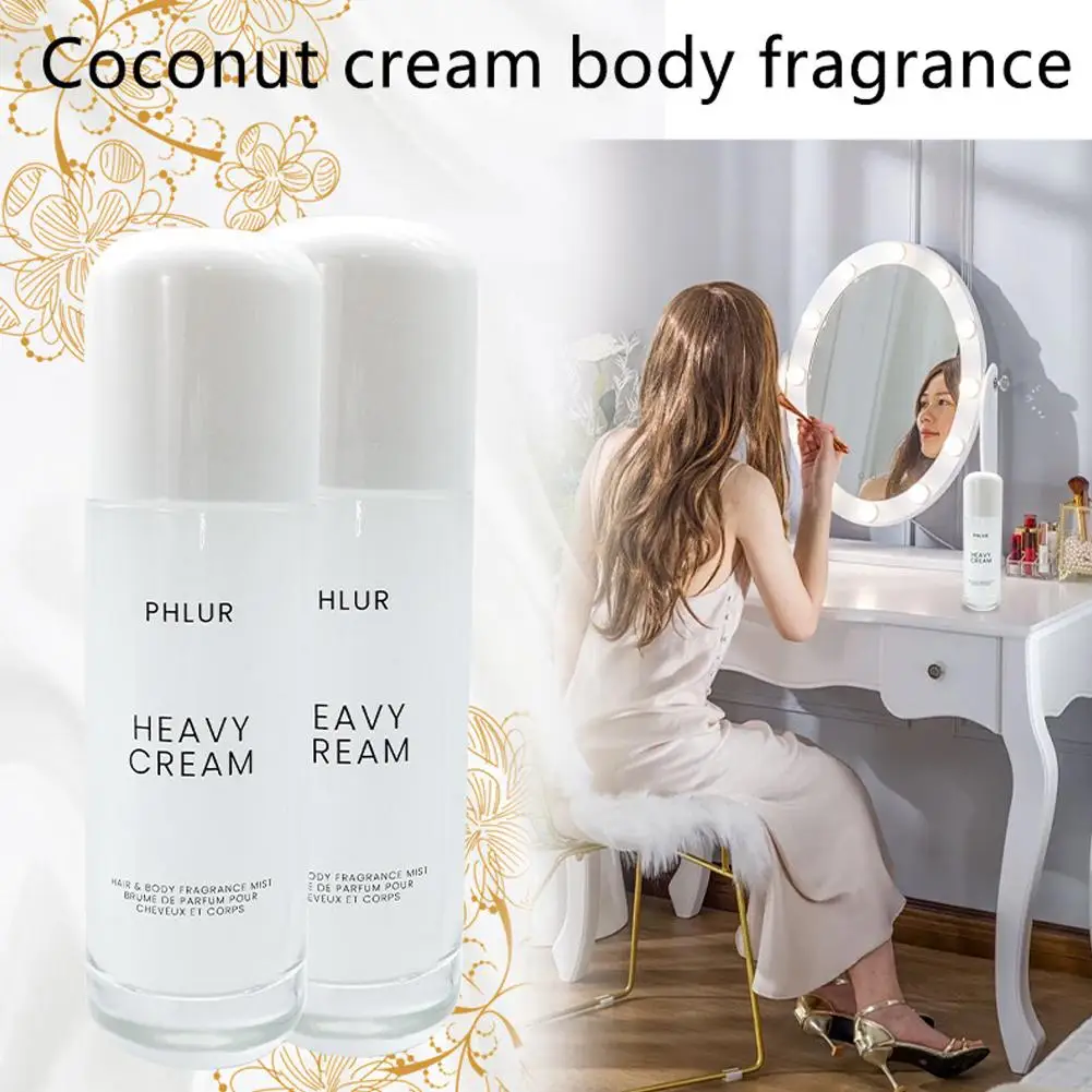 Coconut Cream Body Fragrance Hair Body Fragrance Spray High Quality Pheromone Lasting Fragrance Daily Dating Use Birthday Gifts