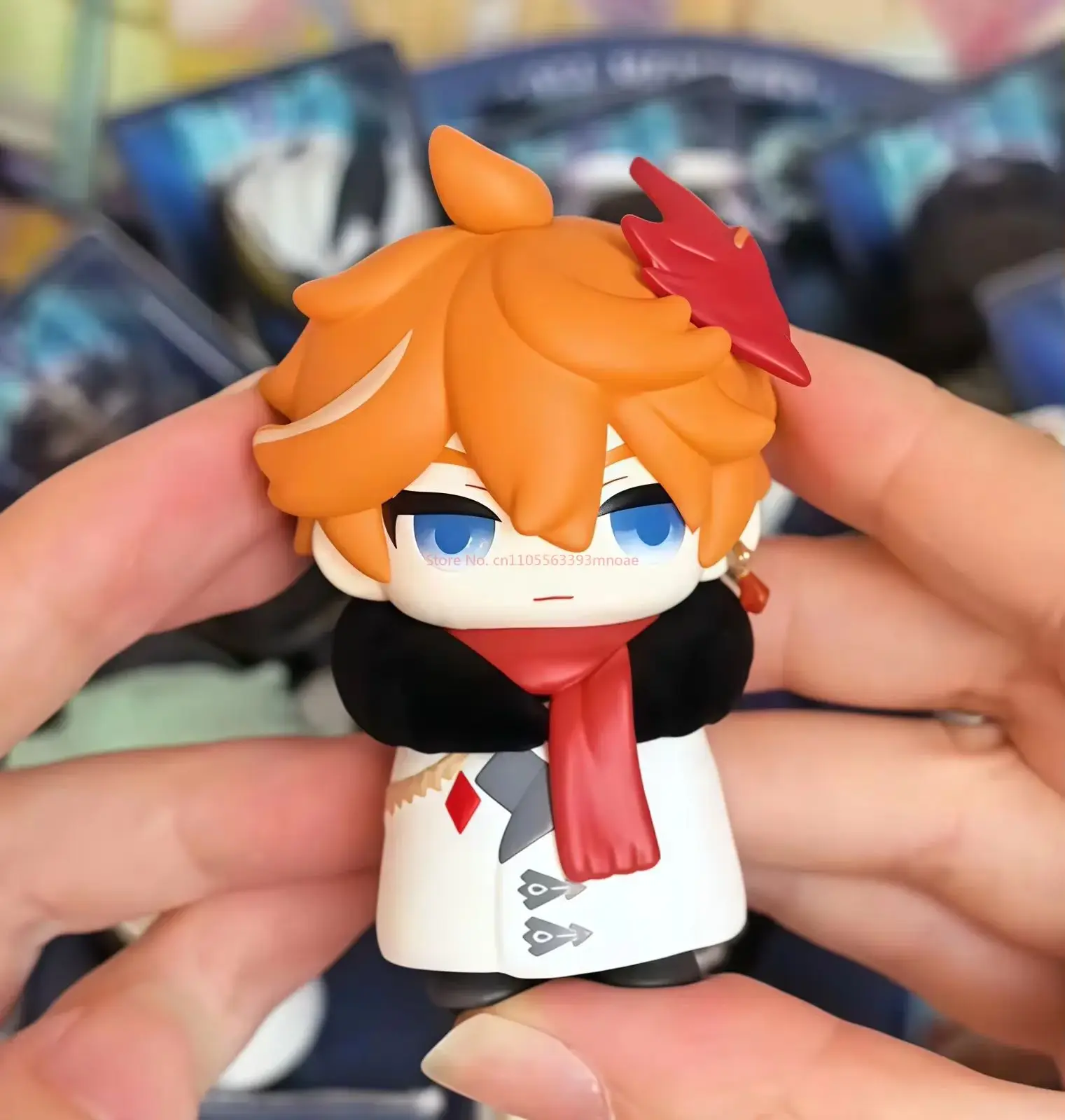 Mihoyo Genshin Impact Fatui Harbinger Q Version Serie Blind Box Desktop Mini Puppe Modell Spielzeug Trend Dekoration Überraschung Geschenke – Detail 3