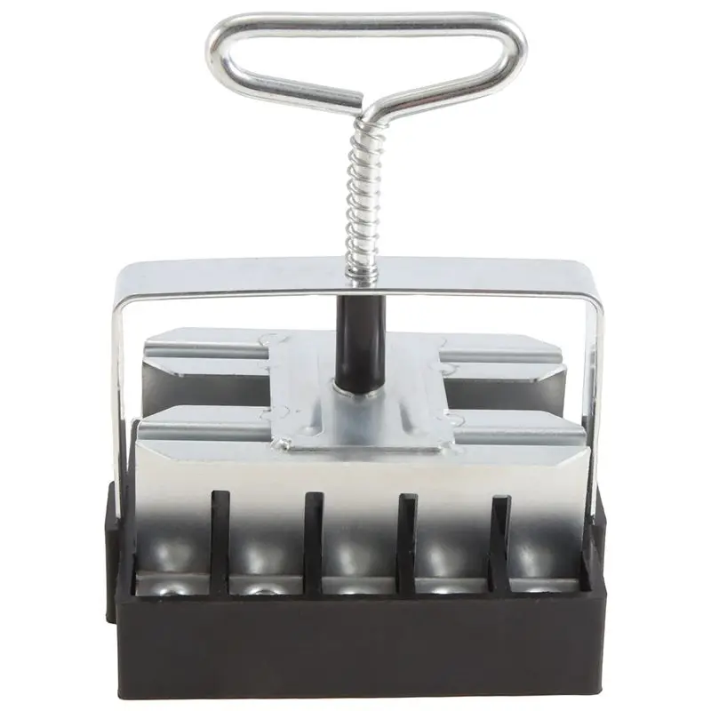 ABJN-Handheld Seedling Soil Block Maker 20-Cell Steel Soil Blocking Tool With Handle Garden Blocking Tools