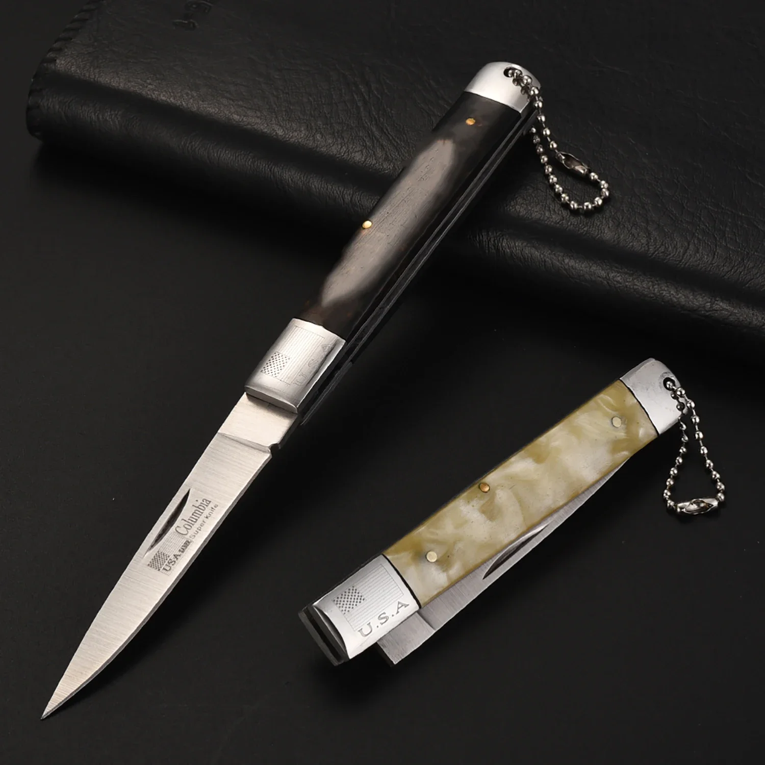 Folding Knife for Camping Outdoors, Multifunctional Pocket Knife, Suitable for Fishing