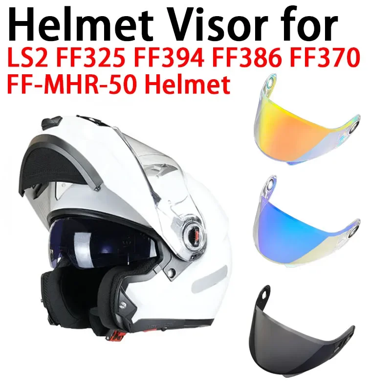 

FF370 Visor for LS2 FF325 FF394 FF386 FF-MHR-50 Helmet Shield High strength toughness UV protection helmet accessories