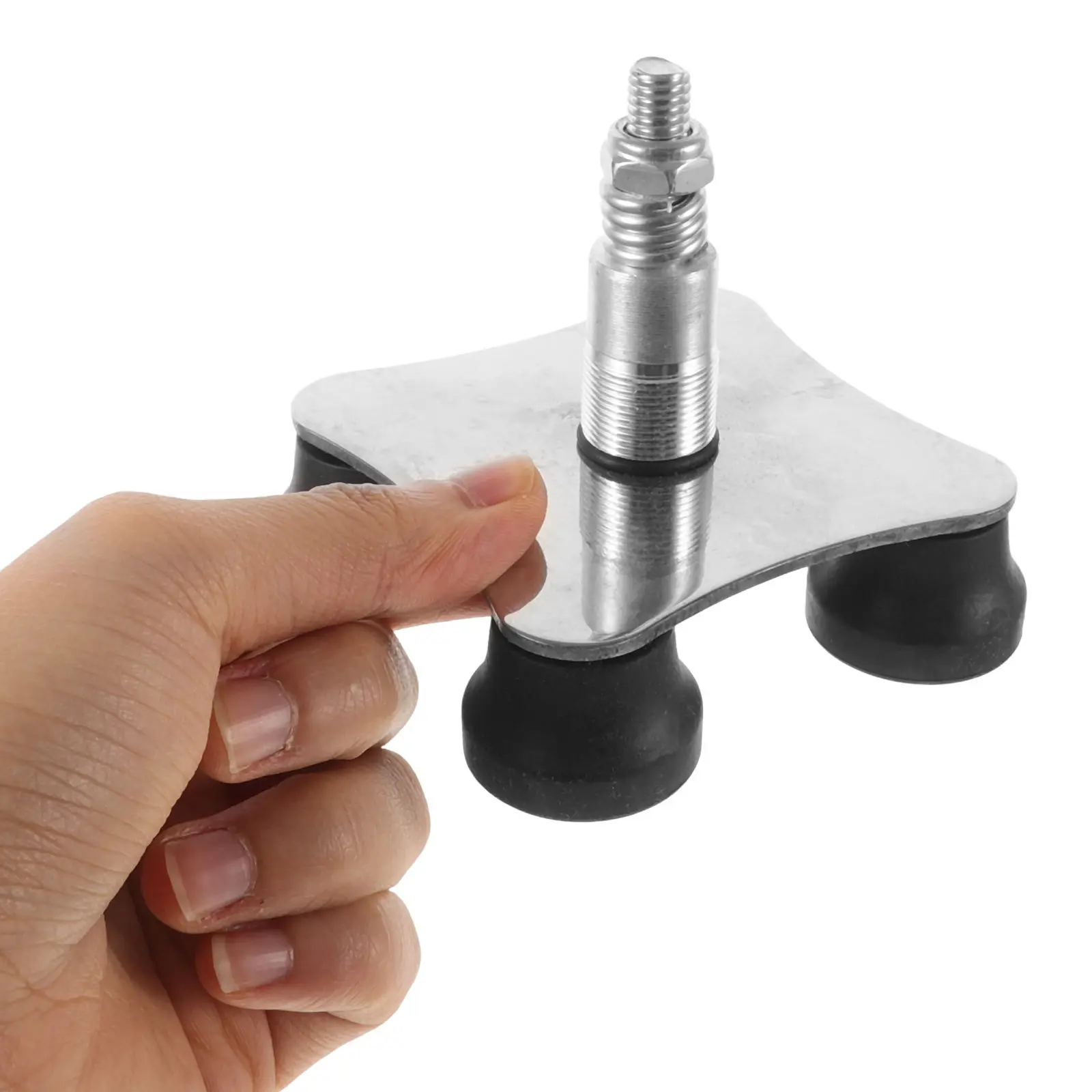 Non Skid Quad Cane Tips Replacement for Walking Sticks Crutches Trekking Poles Balance Stability on Any Surface Cane Tips
