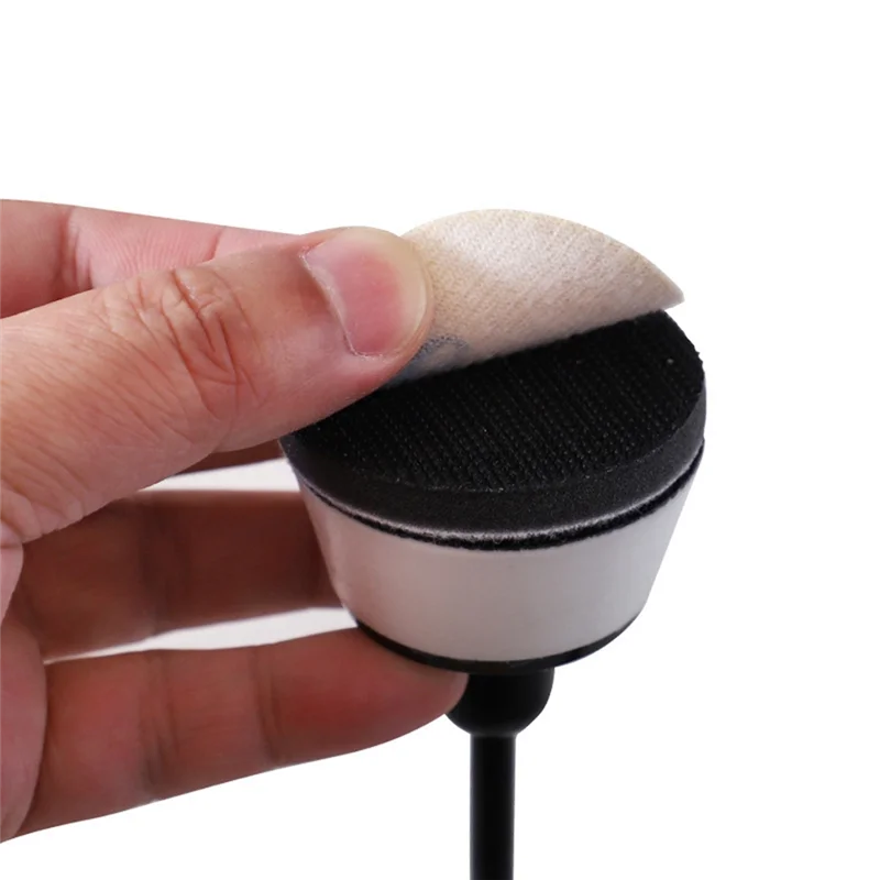 ABGH-Adjustable Grinding Disc Handle Woodworking Hand-Held Grinding Suit Tool Aluminum Alloy Polishing Manual Tools With Sandpap