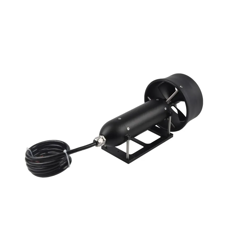 30KG de empuje 24-48V FATJAY propulsor submarino KYI-30ET-Z Motor sin escobillas impermeable con cubierta de nailon para barcos RC e-skateboard