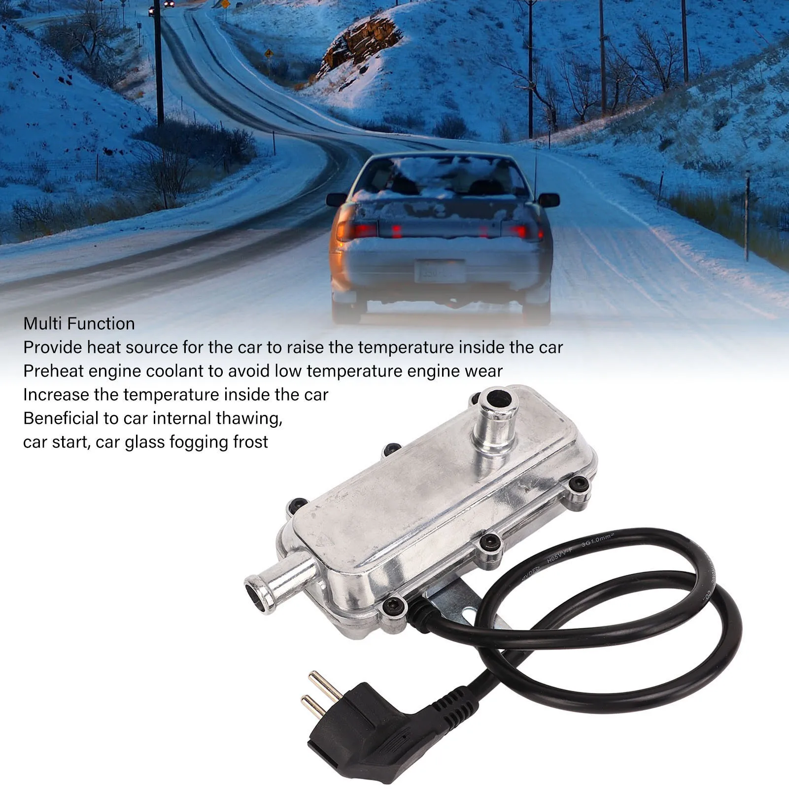 Car Engine Heating Tool Car Engine Preheater Prevent Dry Burning Universal Air Parking Heater for RV Truck Camper Boat