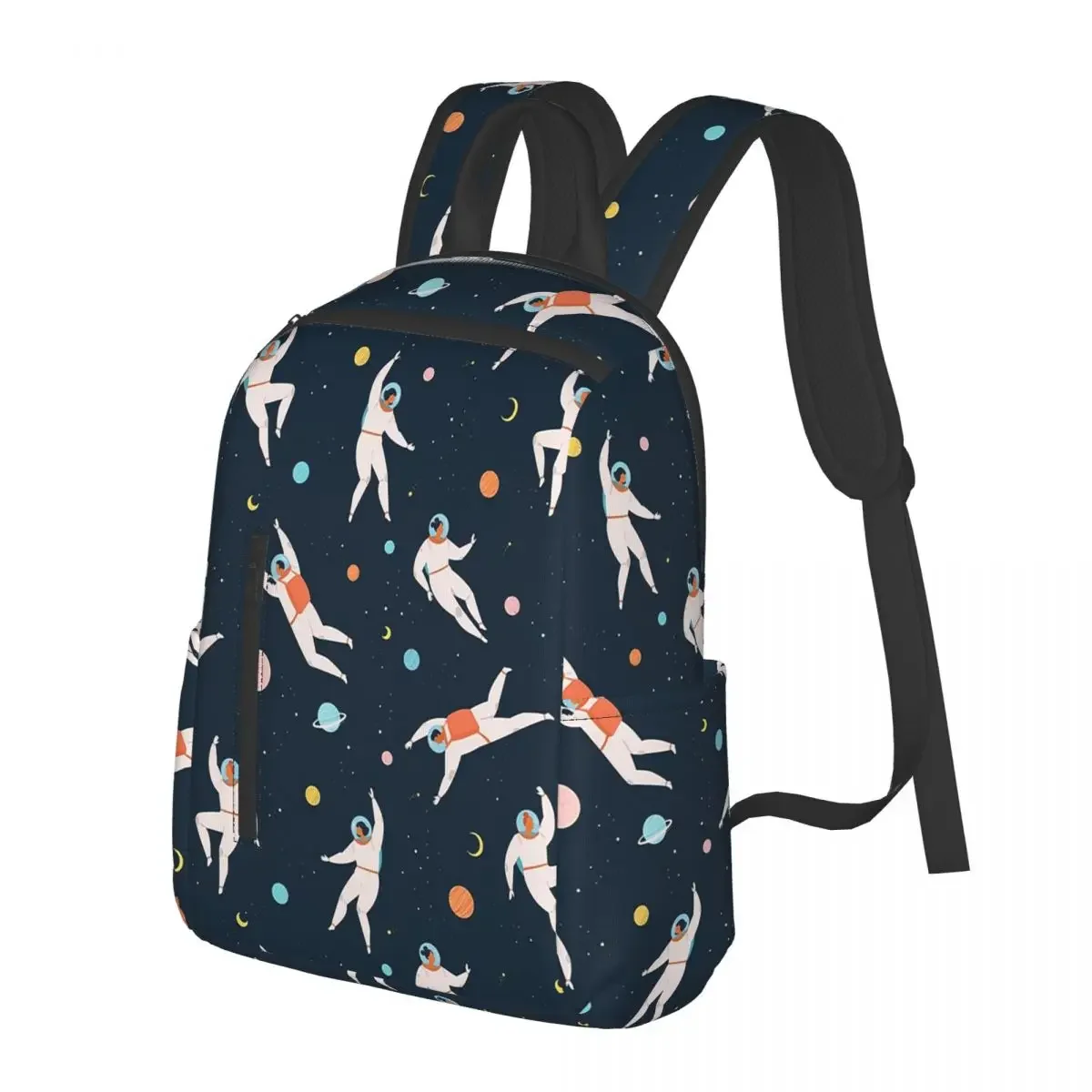 

Space Adventure With And Astronaut Explore Cosmos Backpack School Bag Hiking Travel Daypack for Men Women Bookbag Shoulder Bags