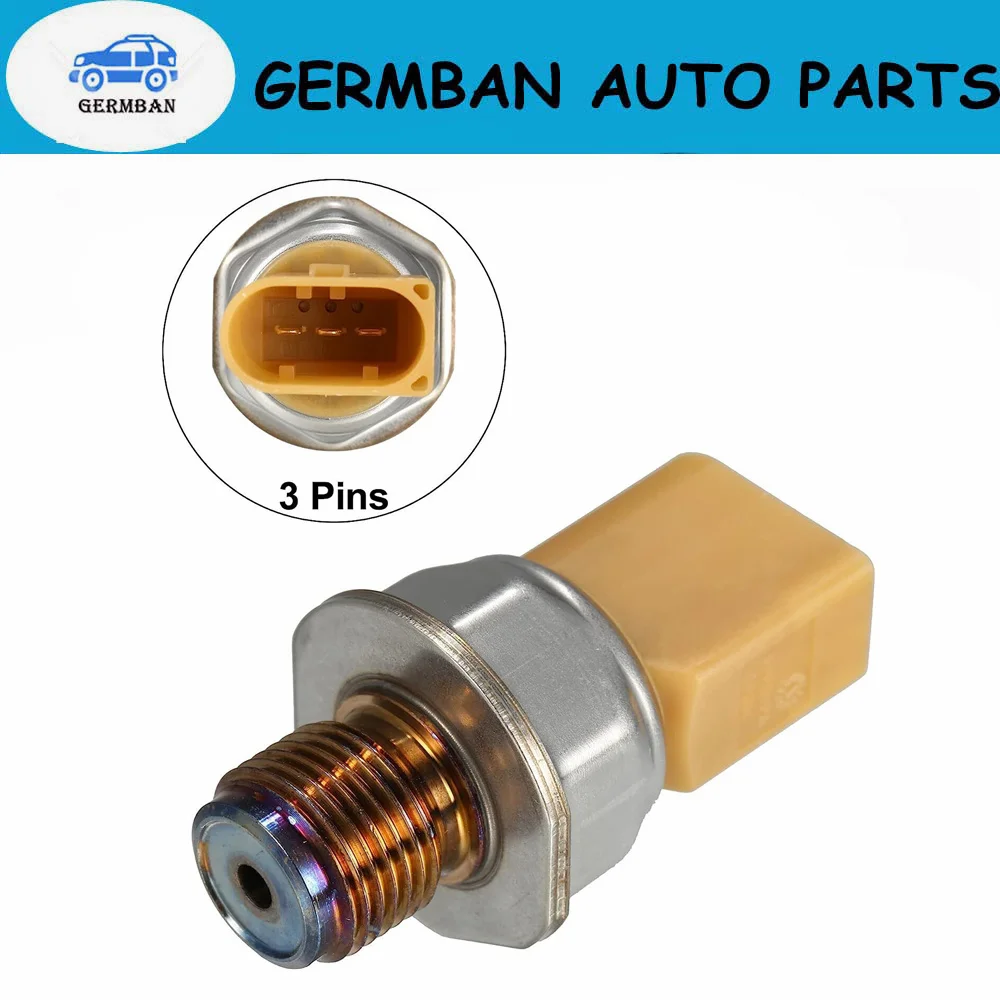 03L906054  Fuel Rail Pressure Sensor 03L906054A 03L906051 For Audi A3 A5 A6 Q5 Beetle Golf Passat Jetta 2.0L Diesel