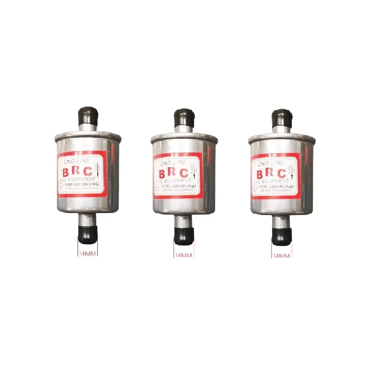 Landi 및 Landirenzo 브랜드 자동차 오토가스 LPG CNG 필터, 고품질, 14mm, 3PCs/로트