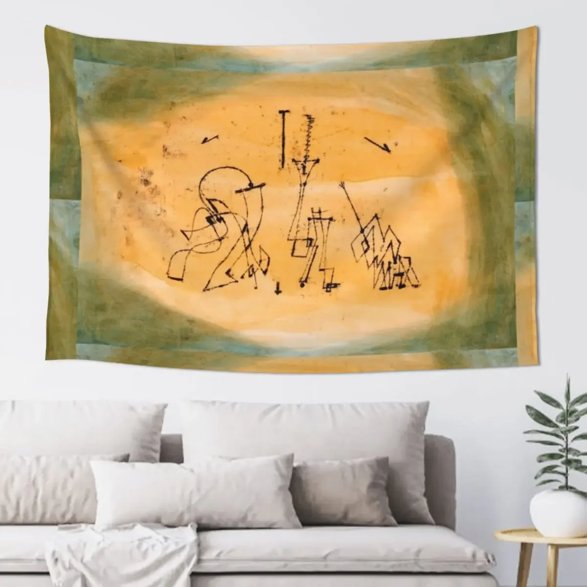 

Abstract Trio, Paul Klee Tapestry Wall Tapestries Tapete For The Wall Tapestry