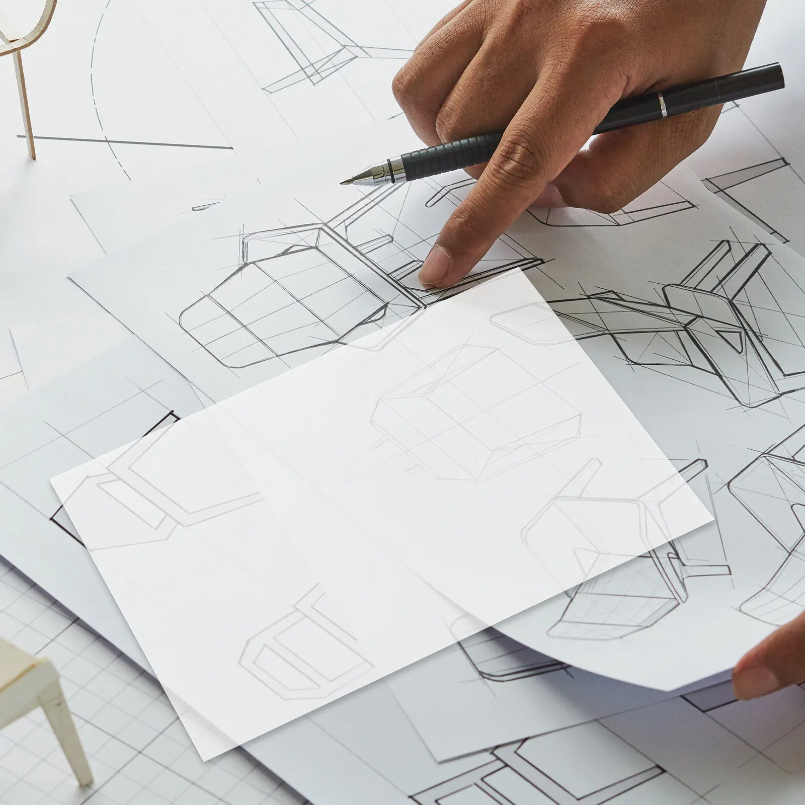 200Sheet Tracing Paper Pad 15x10 Cm Clear Sulfuric Drawing Paper for Transfer Sketching Art Design Education DIY Craft Pattern