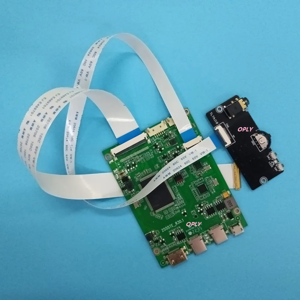 EDP Controller kit 2K for LP140WHU-TLB3 LP140WHU-TPD1 1366x768 screen mini USB Type-c Mini HDMI-compatible LCD LED panel