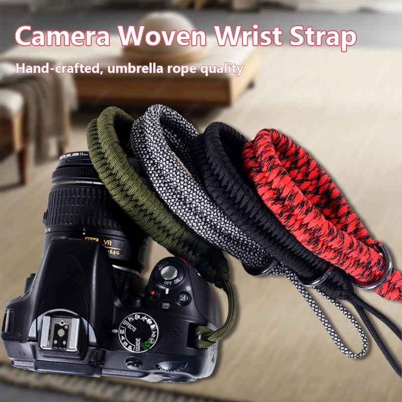 Universal Camera Wrist Strap Belt Hand Rope for Canon EOS R8 Fuji Nikon Olympus Panasonic Pentax Sony DSLR Camera Accessories