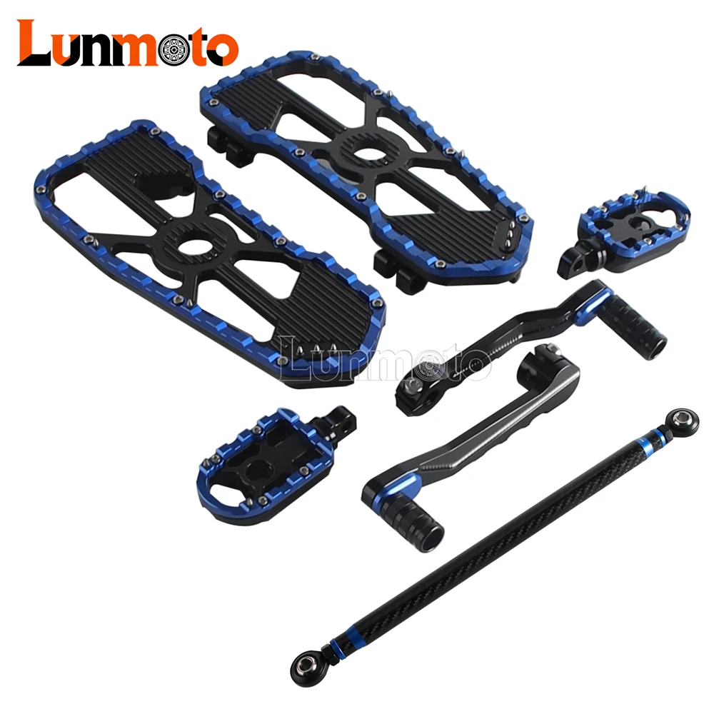 For Harley Touring Street Road Glide FLHX FLTRX 2014-Up Motorcycle Floorboards Footpeg Shifter Brake Arm Lever Linkage Rod Kits