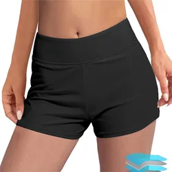 Women Swimwear Shorts Menstrual Leakproof Swim Shorts Wide Waistband Bathing Suit Bikini Bottoms For Women Pool Swimsuit Trunks