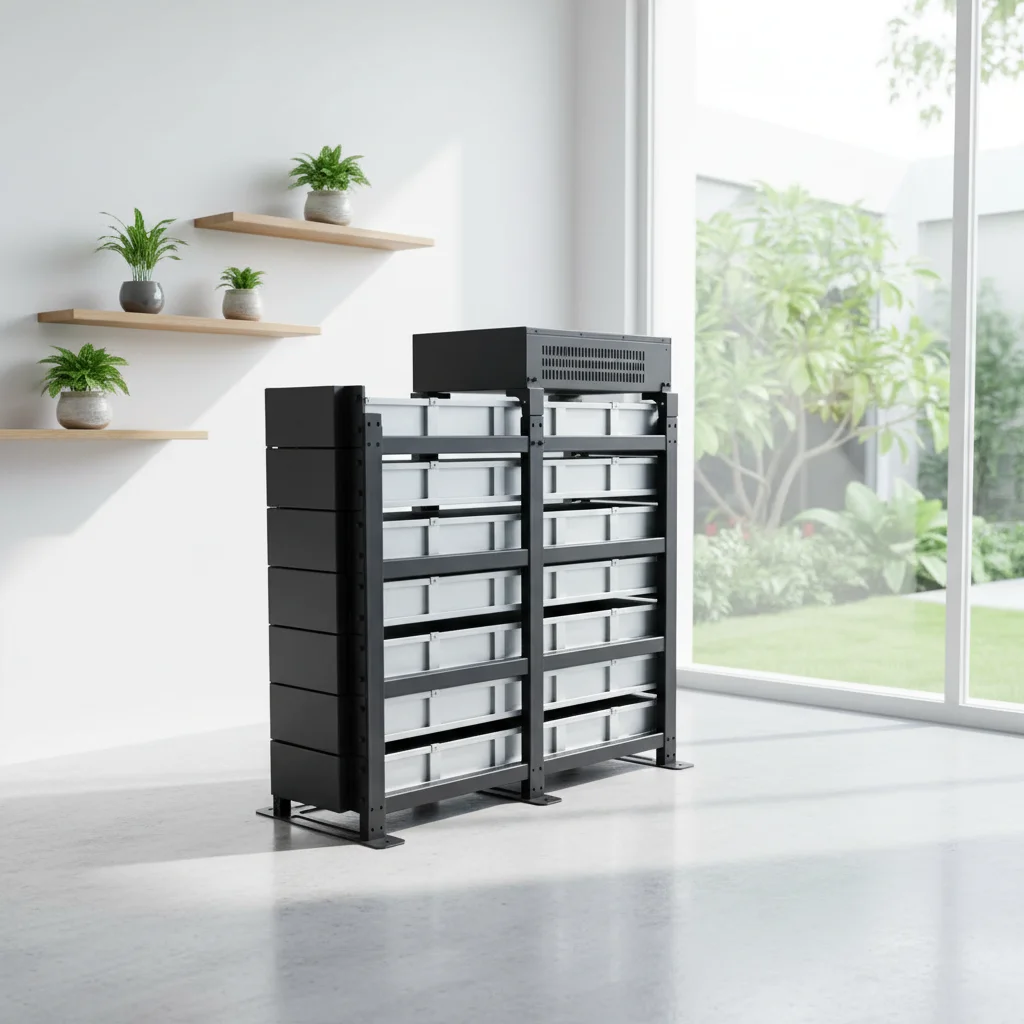 20kWh-100kWh HV Rack-mounted LiFePO4 Battery, MPPT Off Grid Solar System for Household Energy Storage