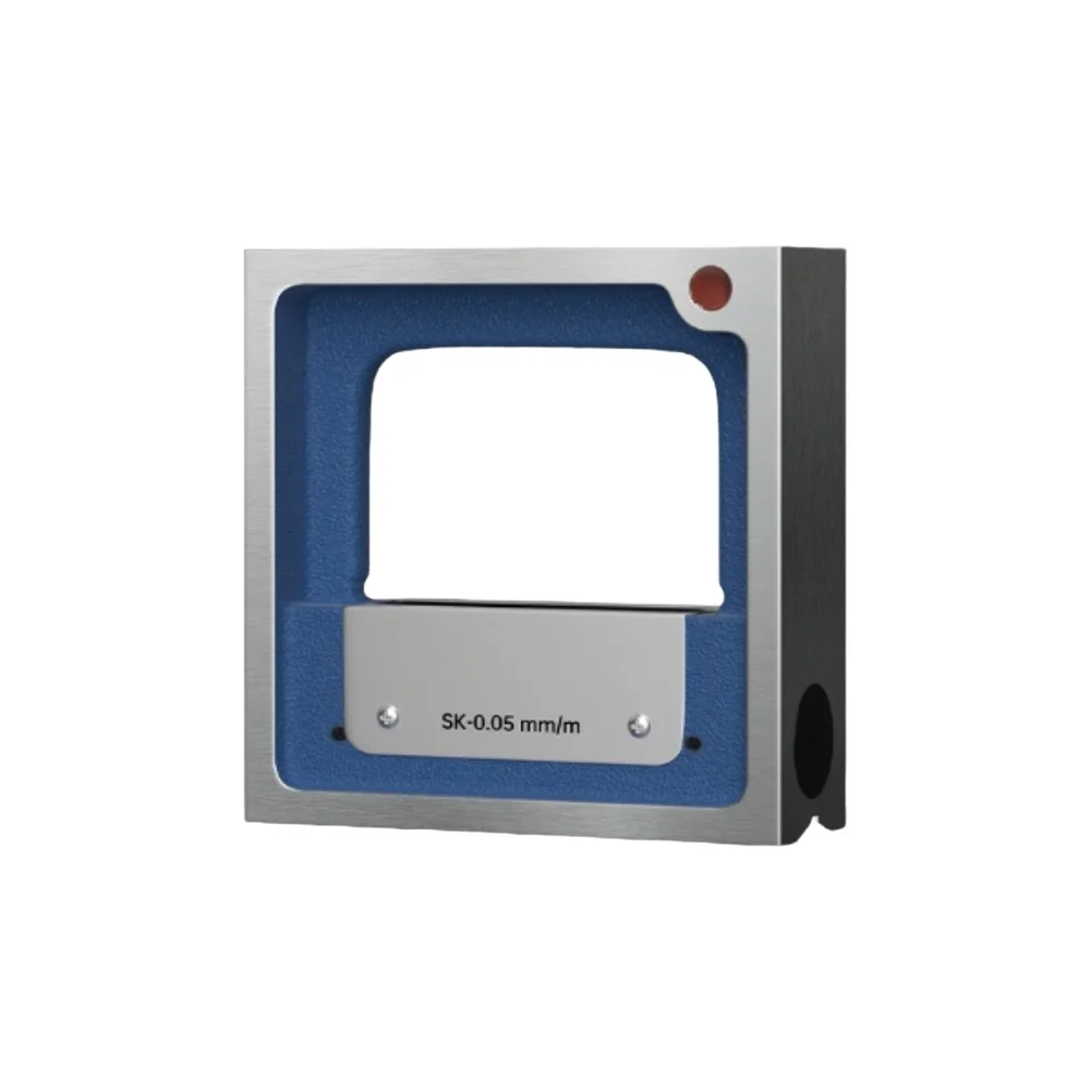 Accurate Frame Type Level Ruler Made of Cast Iron with 0.02mm/m Sensitivity for Engineering and Building Projects