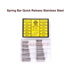 Stainless Steel Spring Bar Quick Release Watch Parts for Repairing 1.5mm and 1.8mm  50 Pieces