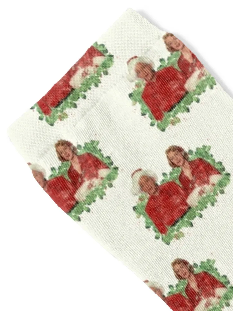 Bob & Betty (White Christmas) Socks compression sheer summer gift Ladies Socks Men's
