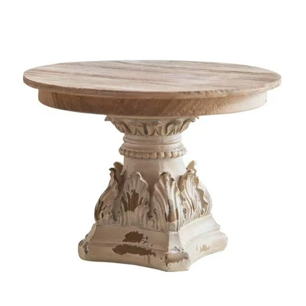 

Французский элегантный поднос для завтрака, многофункциональный поднос для фруктов, винтажный резной декор для свадебной фотосъемки, реквизит, украшения, поделки