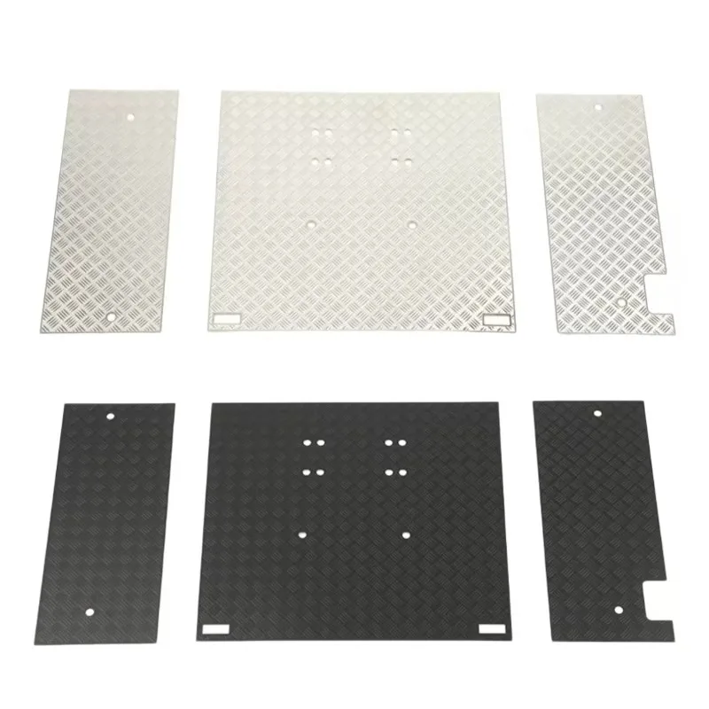 RCDream Stainless Steel Decorative Panel Protective Panel Diamond Panel Wild-Defender RD110 4-Door Bed Parts