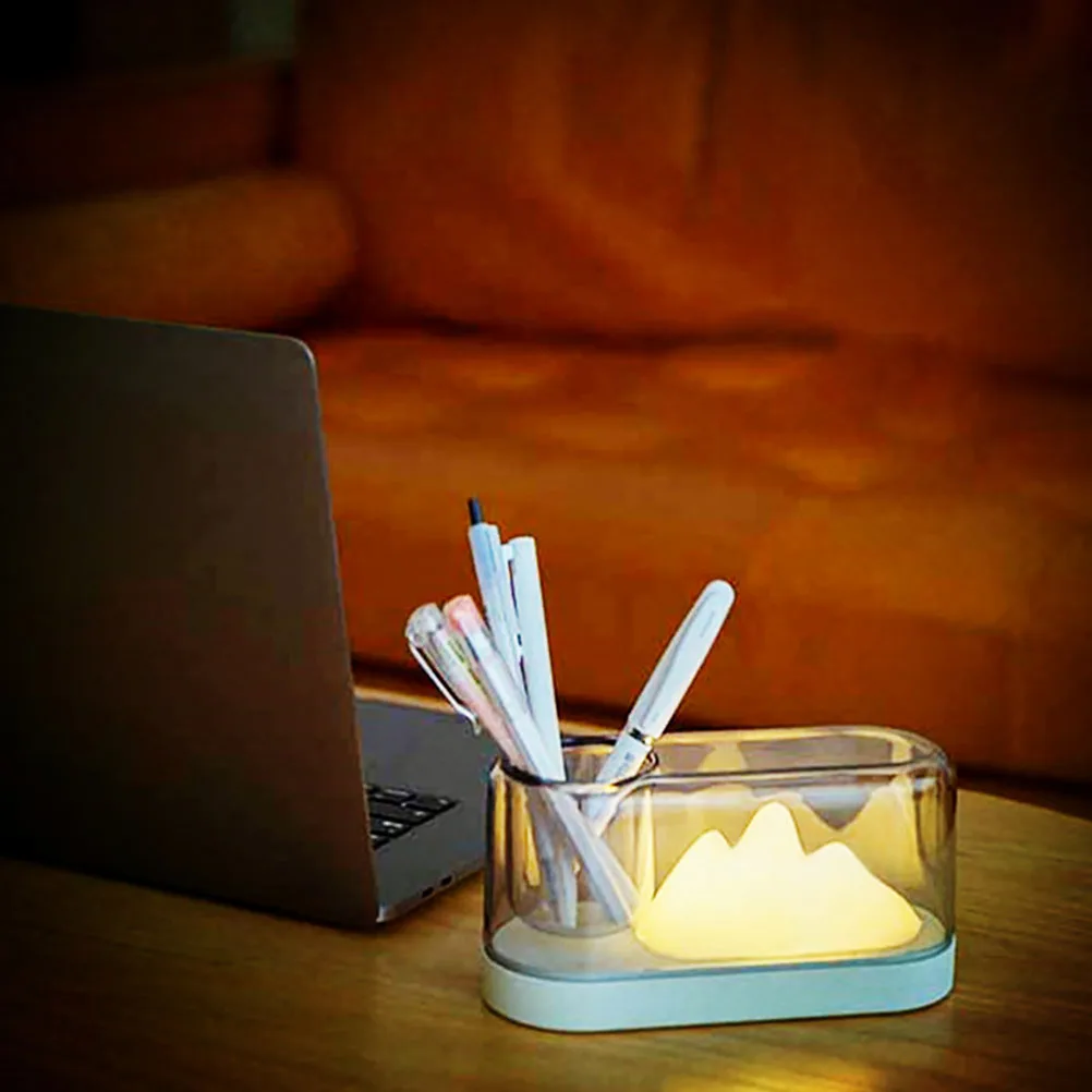 

1 Set Mountain Shape 3D Led Night Light Touch Control Bedside Lamp For Bedroom Decoration Party Home Use Visual Desktop Light