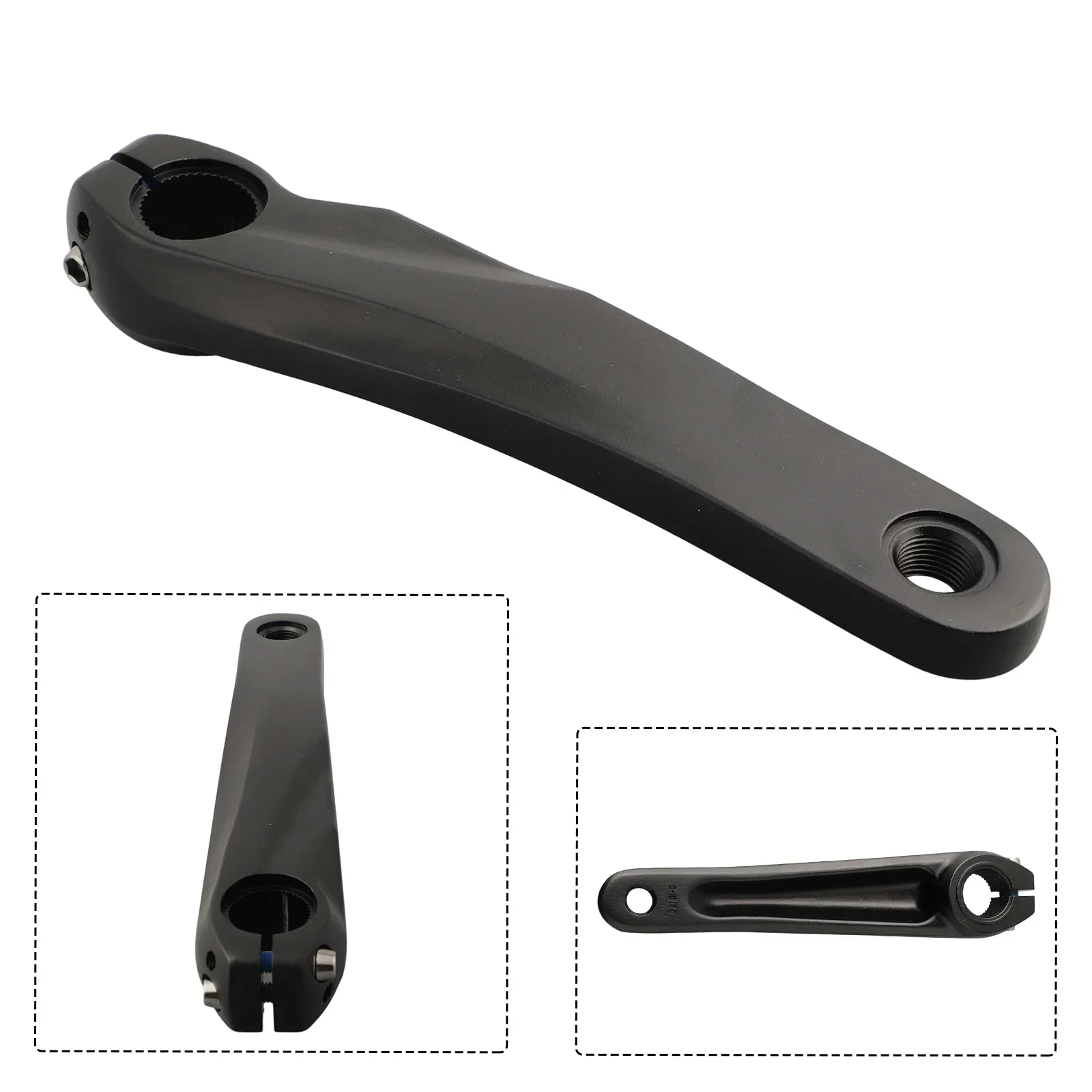 New 1*CrankArm Replacement Repairment M615 SLX XT XTR 266 - 271g Aluminum Alloy Black For Shimano M4050 M590 M610