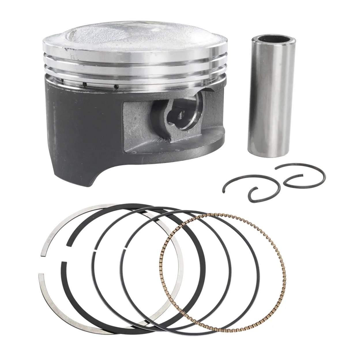 Motorcycle Piston Rings Kits Set For Suzuki DR200 DR 200 86-91 SP200 86-88 DR200SE 96-13 DR200S 15-17 Bore Size 66MM STD +25 +50