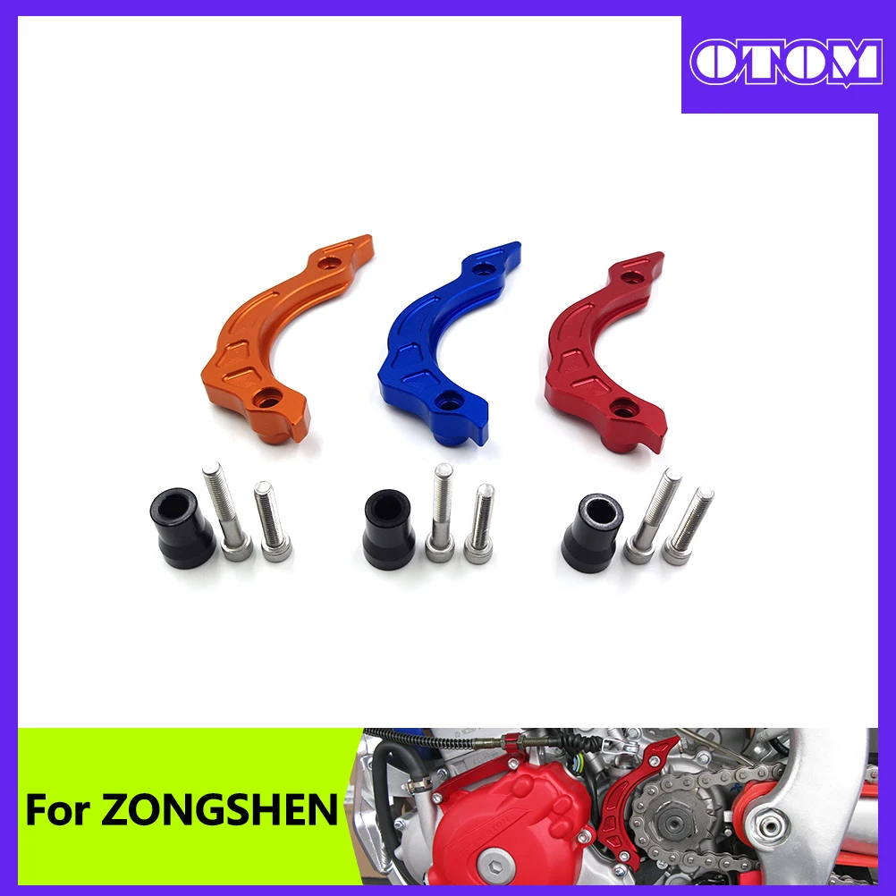 OTOM deflector de cadena Magneto de Motocross, tope de Motor magnético, Piñón en blanco, protección interior, cubierta para ZONGSHEN NC250, pieza de Motor