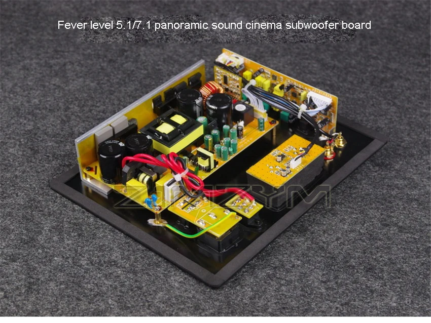 RF-350 Subwoofer-Verstärkerplatine, Kinofieber, hohe Leistung, integrierter Patch mit direkter Einfügung, Prozess-Klangqualität, 120–240 VAC – Detail 7