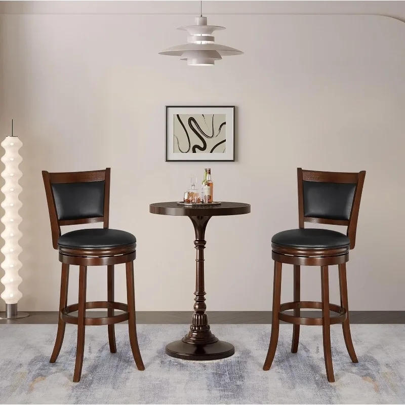 Bar Altura Swivel Stool, Cappuccino Stool, 29 ", 2 Pack, 2 Pack