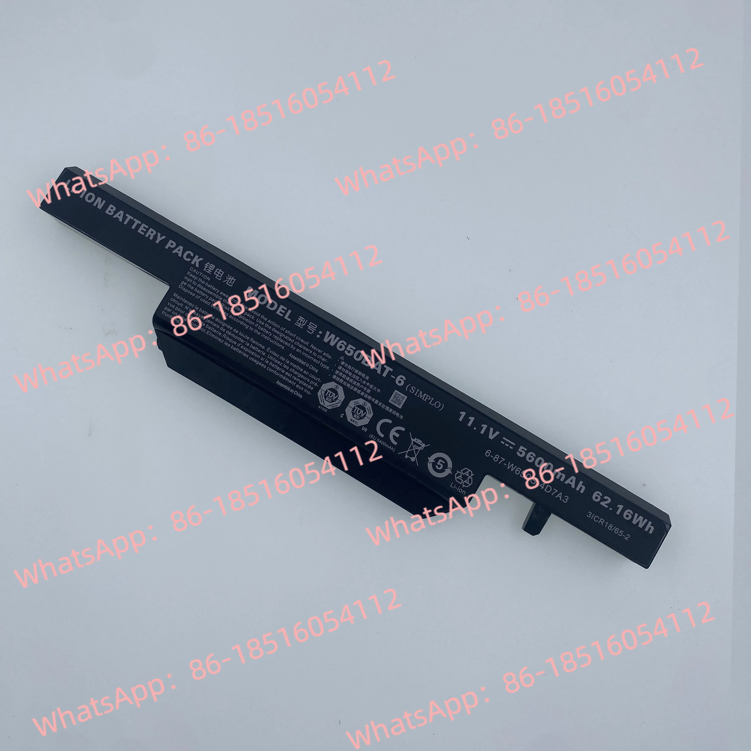 

Applicable K650D K610C K590C K670D W650BAT-6 Laptop Battery