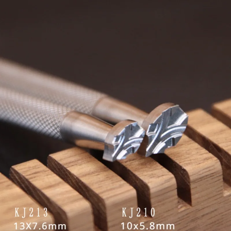 

Инструмент для тиснения и выдавливания узоров на коже: штамп для кожи растительного дубления с бронзовым узором, металлический пробойник для рукоделия