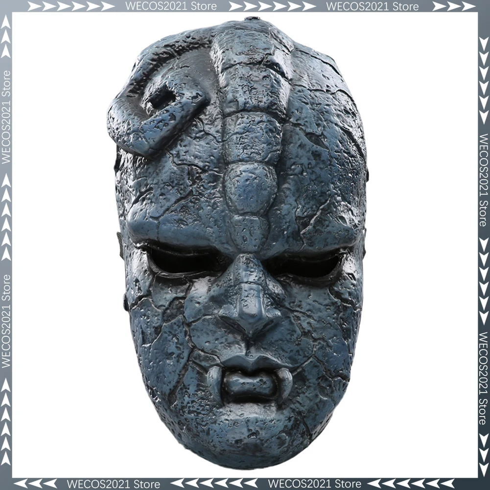 Máscara de Piedra de Anime Phantom Blood para Disfraz, Cosplay de JoJo's Bizarre Adventure, Accesorios de Disfraz, Accesorio para Juego de Rol de Halloween