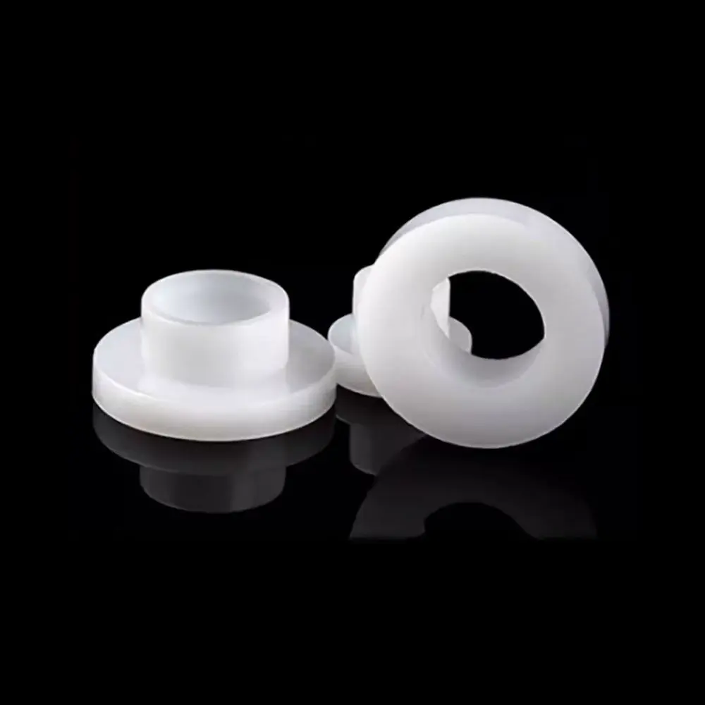100Pcs M3-M20 T-Shaped Nylon Washer Concave Convex T-Type Step Plastic Step Gasket Nylon Plastic Insulation Spacer