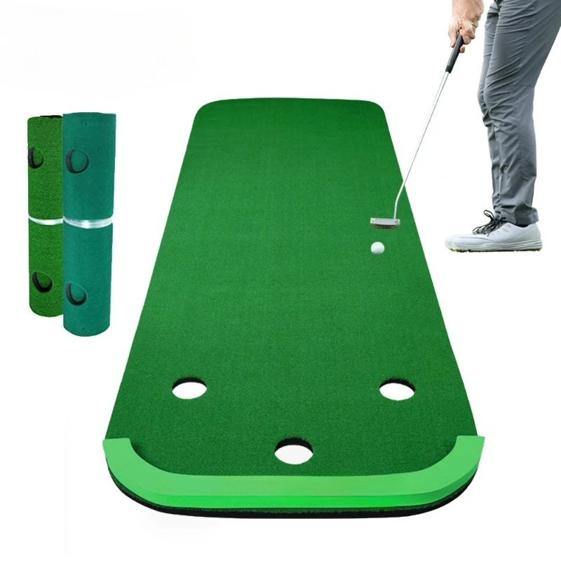 

Golf putter, indoor practice supplies, simple green