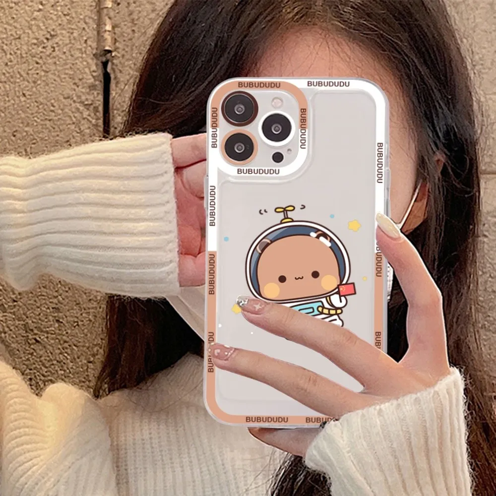 Bubududu Panda Phone Case For Samsung S 20 S 21 S 22 S 23 lite plus ultra Mobile Cover