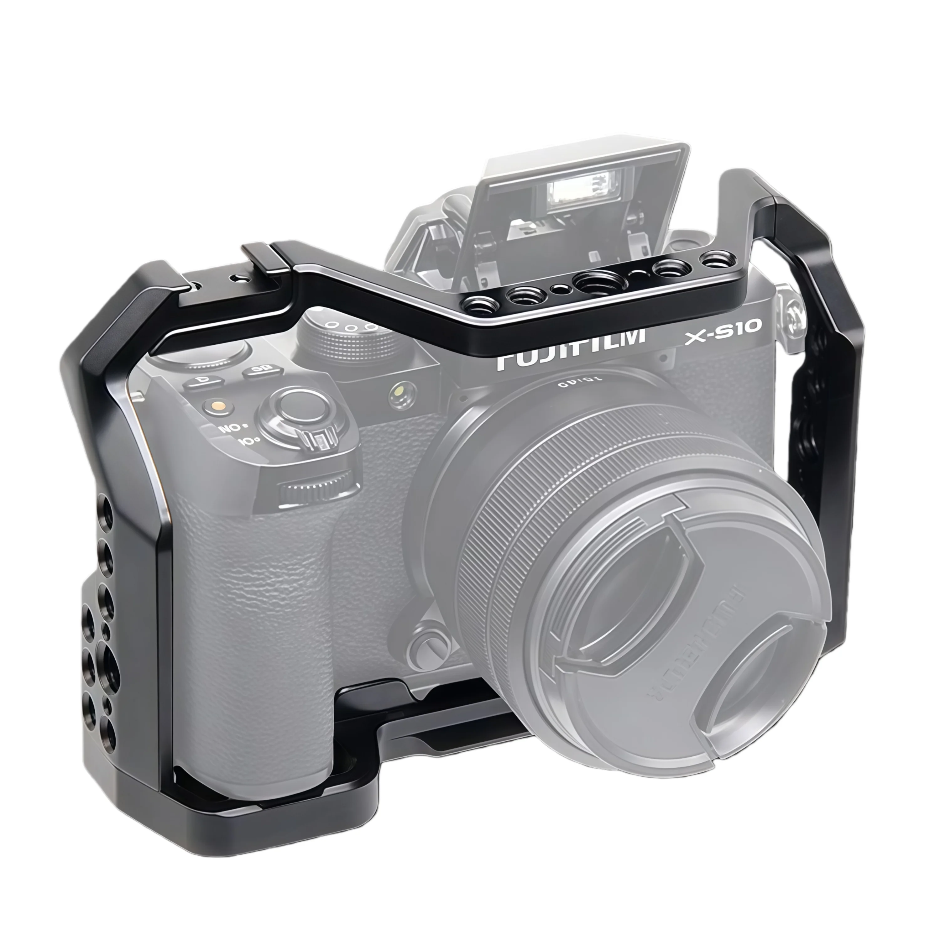

Camera cage quick release stabilizer for Fujifilm X-S10 VLOG expansion Aluminum alloy protective frame