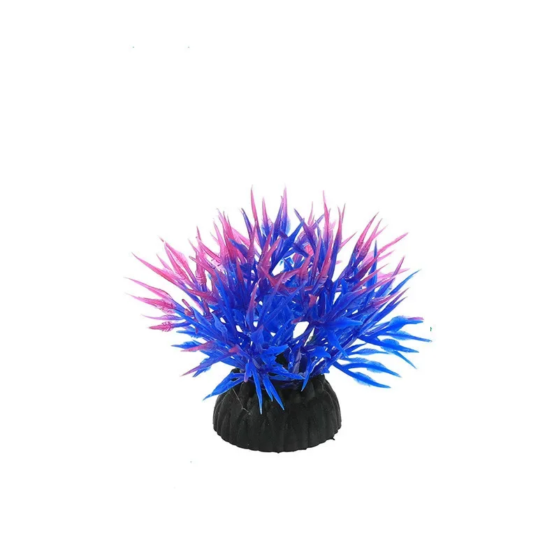 1PC New Plastic Water Plant Grass Aquarium Decorations Plants Fish Tank Grass Flower Ornament Decor Aquatic Accessories