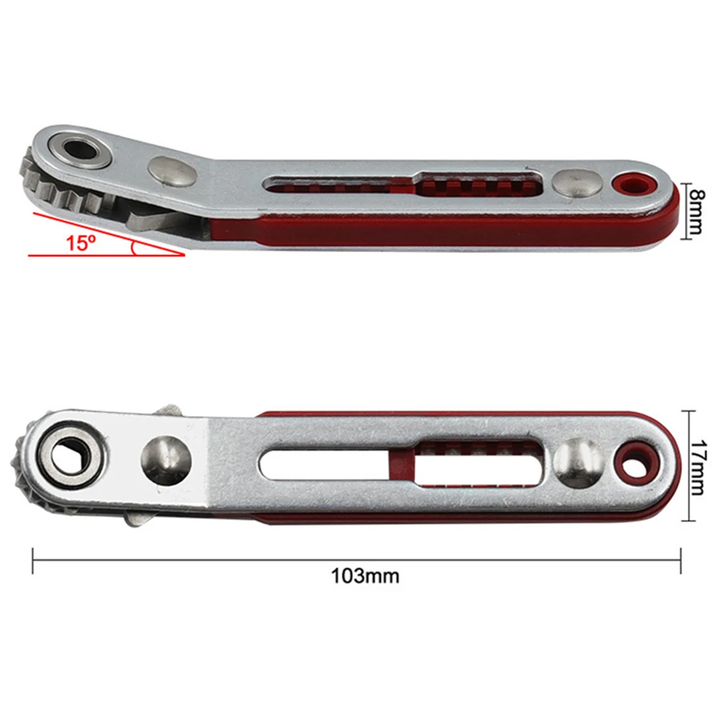 Imagem -06 - Mini Chave de Catraca com Movimentação Dupla Ferramenta de Mão Cotovelo Cabeça Chave de Fenda Deslocada Lidar com Conjunto de Bits 90 Graus