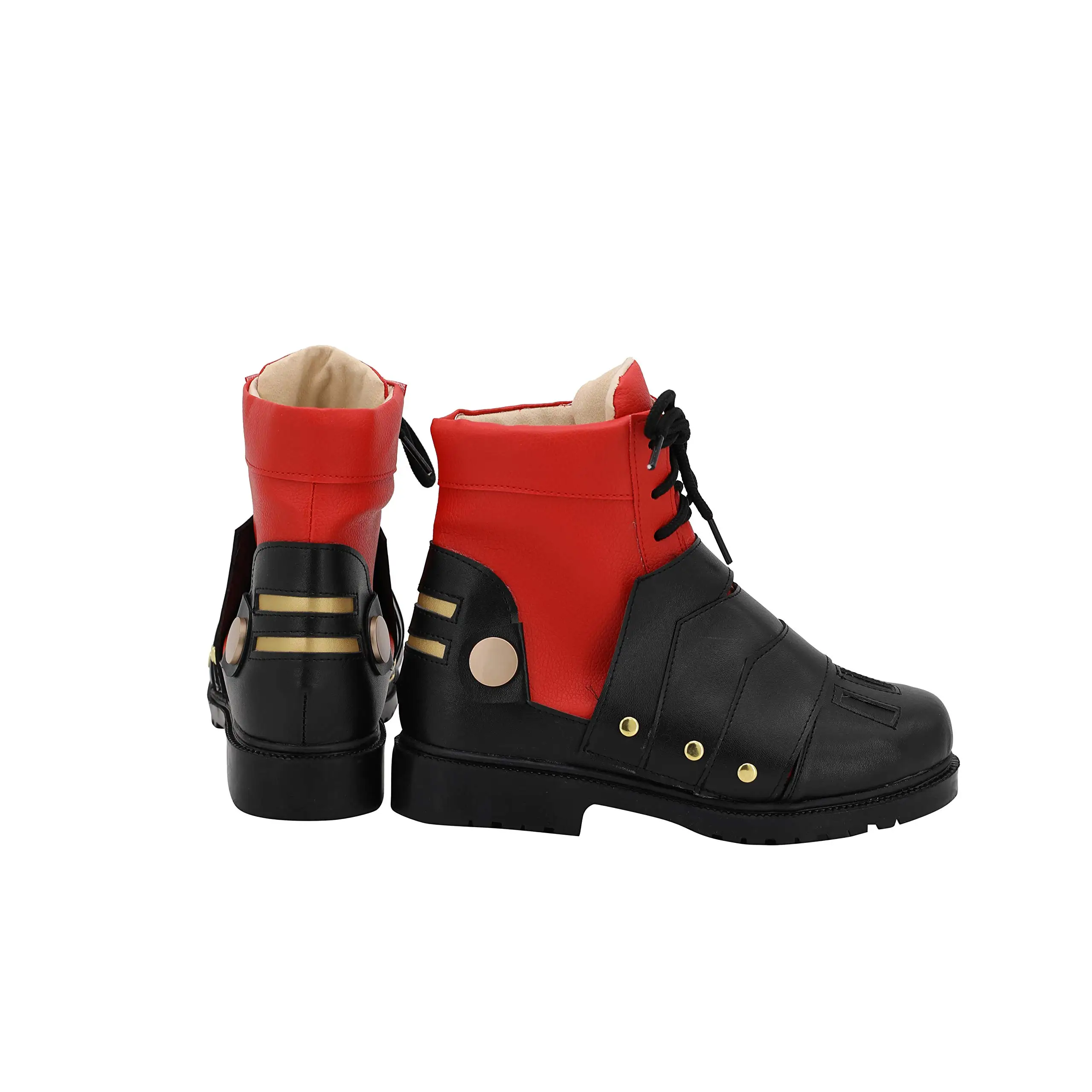 Zapatos de Cosplay Deku, botas rojas y negras a la moda para fiesta de Carnaval de Halloween