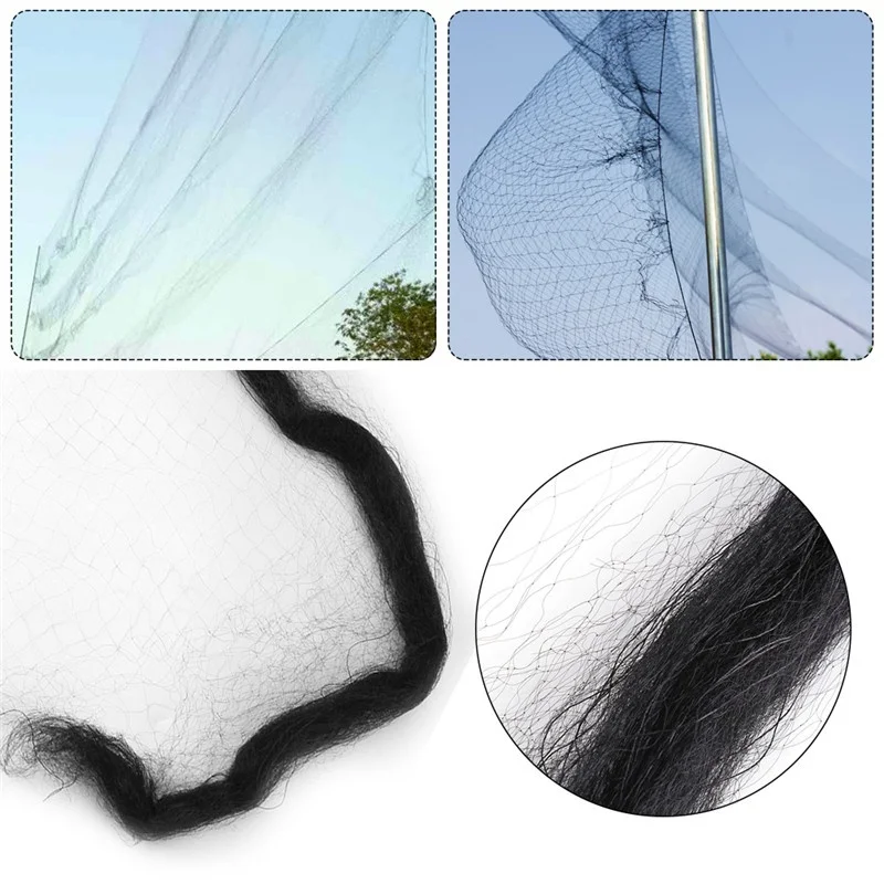 Anti Bird Catcher Netting Pond Fishing Net Traps Crops Fruit Tree Vegetable Flower Garden Protect Mesh Pest Control Products